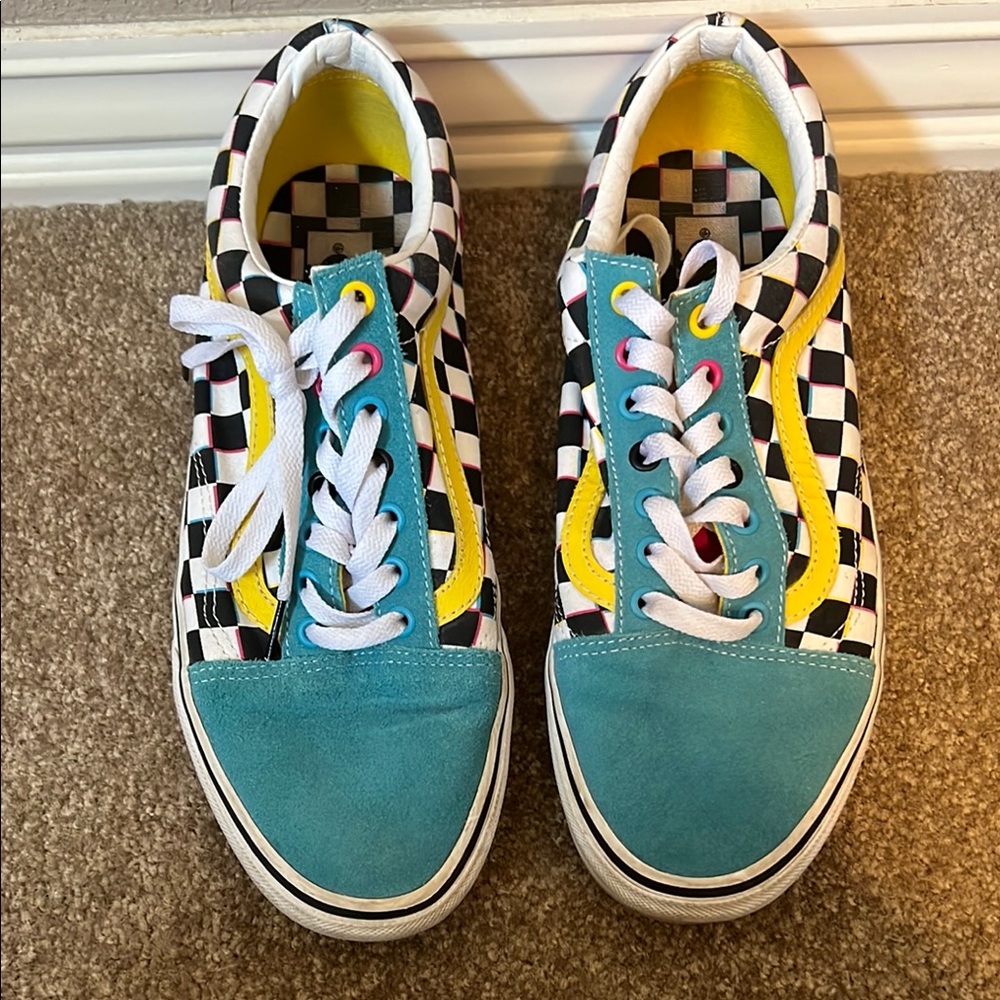 Vans Checkerboard Multicolor Sneakers